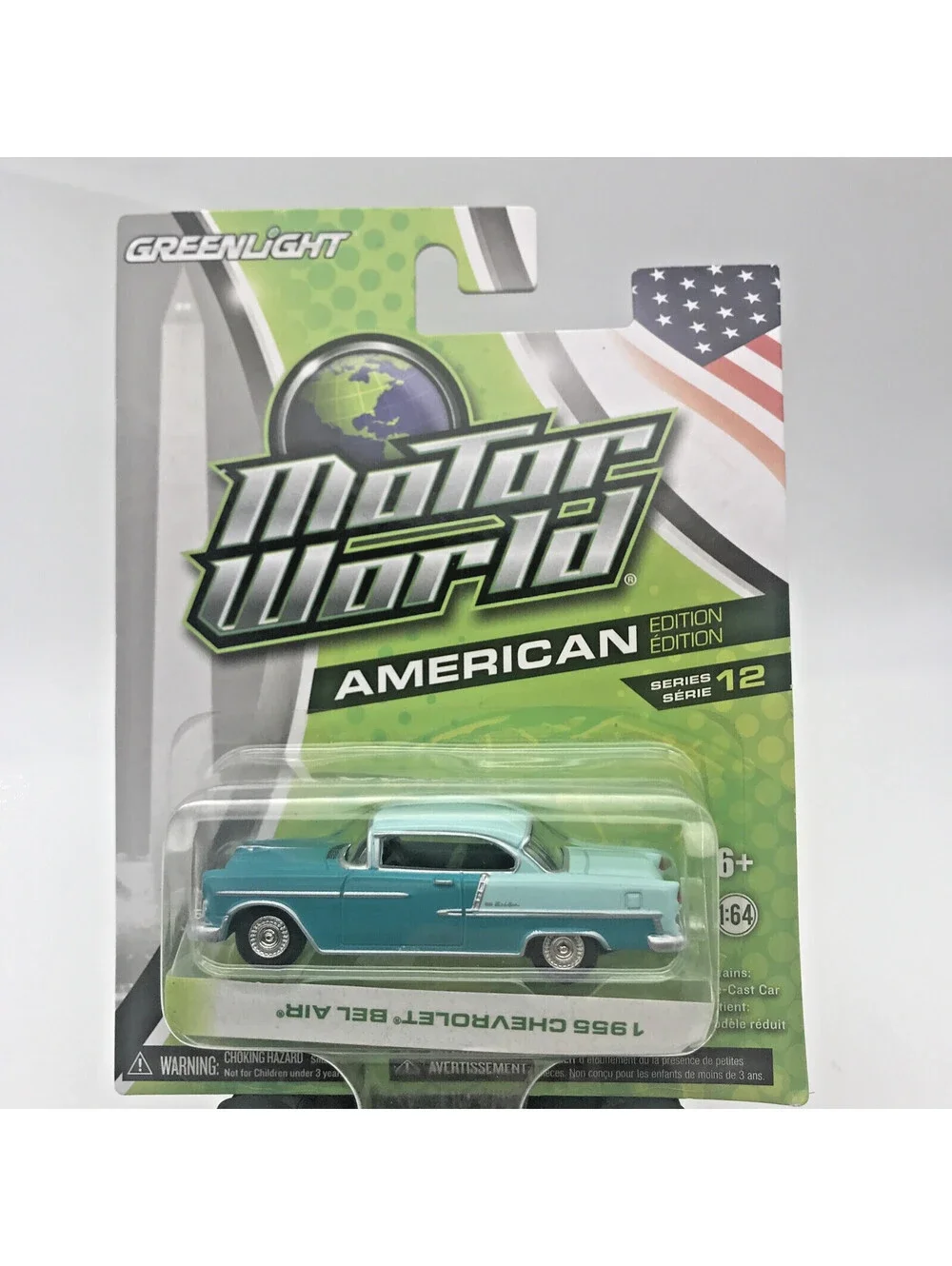 Greenlight Motor World American Edition 1955 Chevrolet Bel Air S12 Chevy ERROR